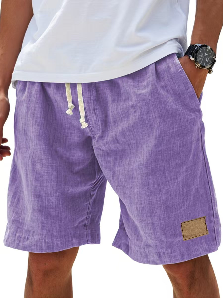 🔥 Pánské plátěné šortky: Prodyšné, pohodlné a ideální na dovolenou! 👖✨