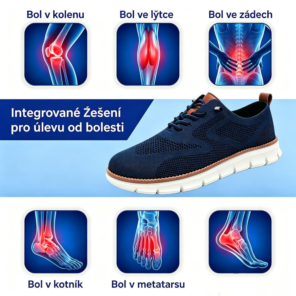 Prodyšné a protiskluzové mokasíny! S oporou klenby a polstrovanou mezipodešví se rozlučte s bolestí nohou.🔥 Dnešní speciální nabídka: sleva 50 %! ⏰