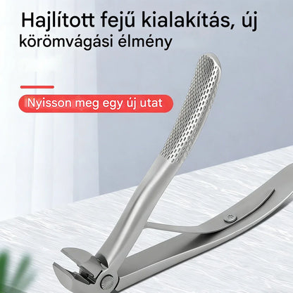 Lékařsky navržené kleštičky na nehty doporučené podiatry – stačí jemný stisk pro snadné zastřižení i silných a tvrdých nehtů.