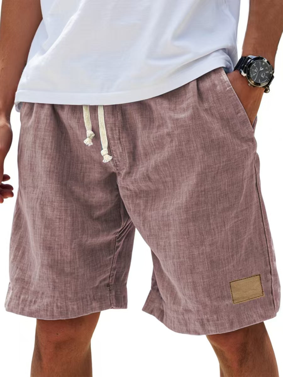 🔥 Pánské plátěné šortky: Prodyšné, pohodlné a ideální na dovolenou! 👖✨