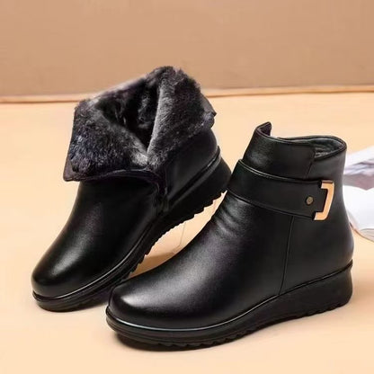 🔥Časově omezená nabídka dnes: sleva 50 %! ⏰- Zimní teplé kožené boty Corvolla®. 👍Ortopedická obuv navržená speciálně pro ženy. Podpora klenby pro snadnější chůzi.