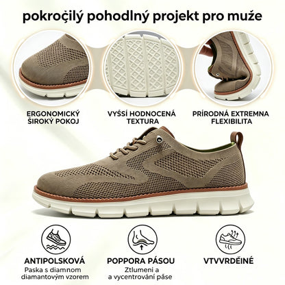 Prodyšné a protiskluzové mokasíny! S oporou klenby a polstrovanou mezipodešví se rozlučte s bolestí nohou.🔥 Dnešní speciální nabídka: sleva 50 %! ⏰