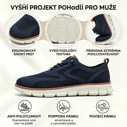 Prodyšné a protiskluzové mokasíny! S oporou klenby a polstrovanou mezipodešví se rozlučte s bolestí nohou.🔥 Dnešní speciální nabídka: sleva 50 %! ⏰