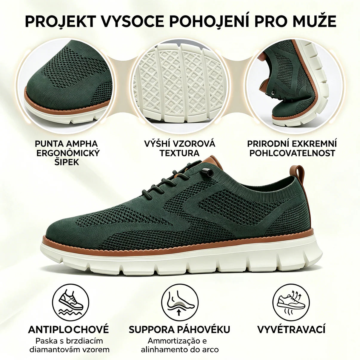 🔥 Dnešní speciální nabídka: sleva 50 %! ⏰ Prodyšné a protiskluzové mokasíny! S oporou klenby a polstrovanou mezipodešví se rozlučte s bolestí nohou.
