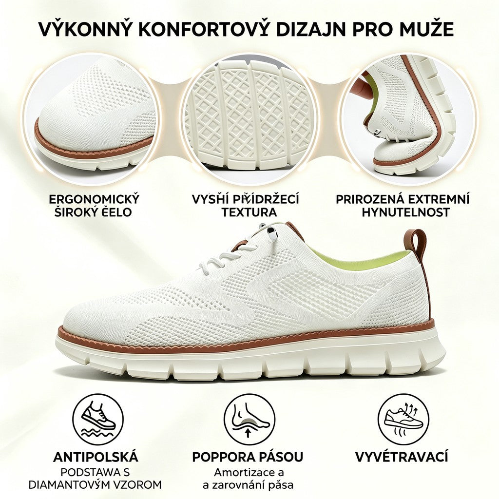 Prodyšné a protiskluzové mokasíny! S oporou klenby a polstrovanou mezipodešví se rozlučte s bolestí nohou.🔥 Dnešní speciální nabídka: sleva 50 %! ⏰