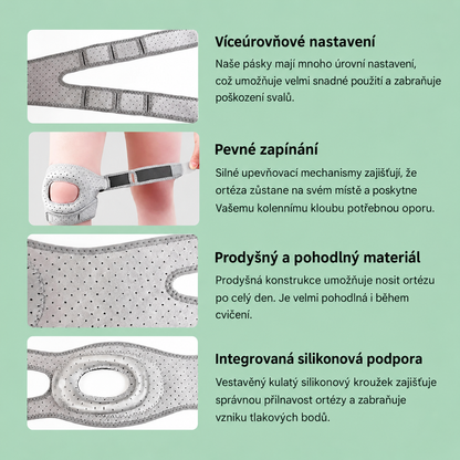 VeraNooks™ 3D nastavitelná ortéza na koleno (Poznámka: Jedna objednávka obsahuje 2 kusy – na levé a pravé koleno)