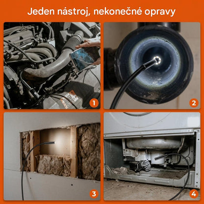 Vodotendoskopická kamera — Zkontrolujte úzké prostory bez nutnosti cokoliv rozebírat