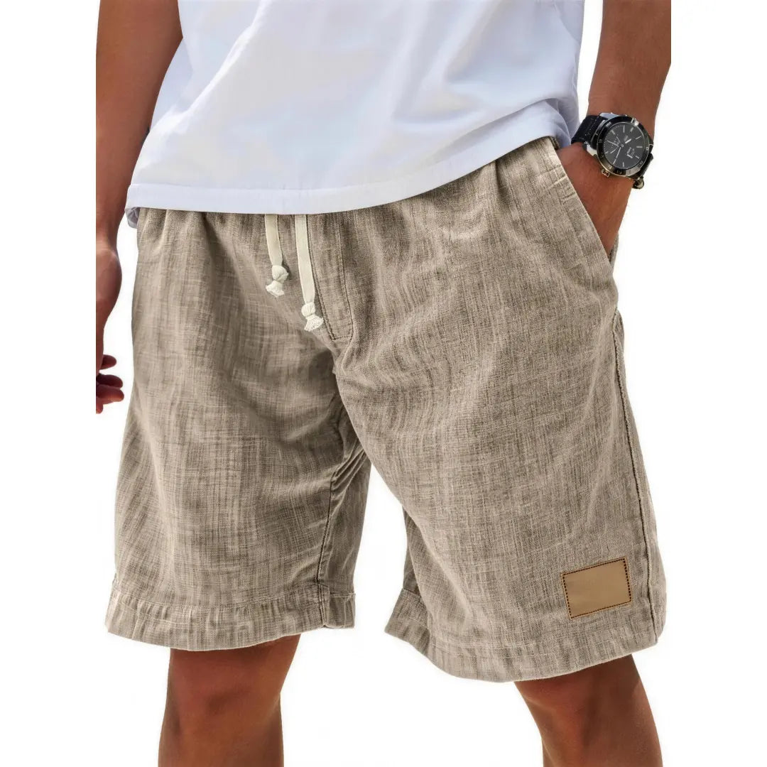 🔥 Pánské plátěné šortky: Prodyšné, pohodlné a ideální na dovolenou! 👖✨