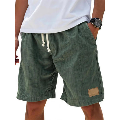 🔥 Pánské plátěné šortky: Prodyšné, pohodlné a ideální na dovolenou! 👖✨