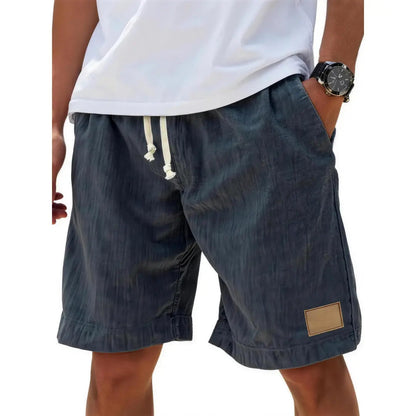 🔥 Pánské plátěné šortky: Prodyšné, pohodlné a ideální na dovolenou! 👖✨