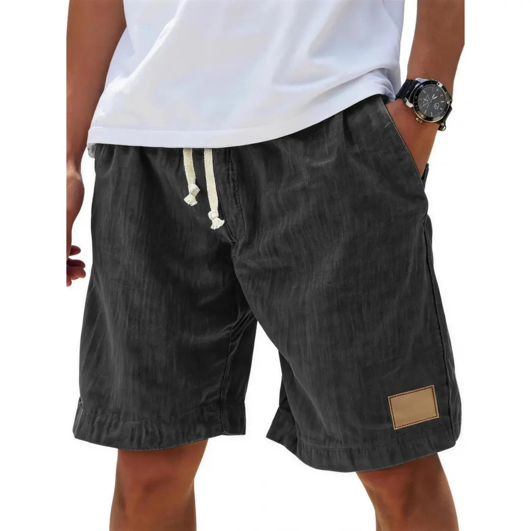 🔥 Pánské plátěné šortky: Prodyšné, pohodlné a ideální na dovolenou! 👖✨