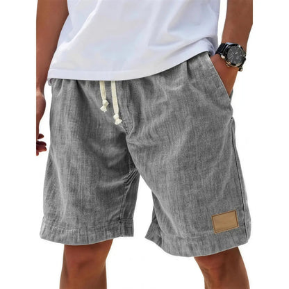 🔥 Pánské plátěné šortky: Prodyšné, pohodlné a ideální na dovolenou! 👖✨
